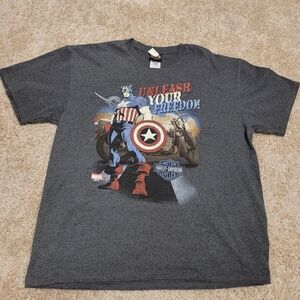 Marvel Harley Davidson Short Sleeve  Graphic Marvel Myrtle Beach SC Size XL